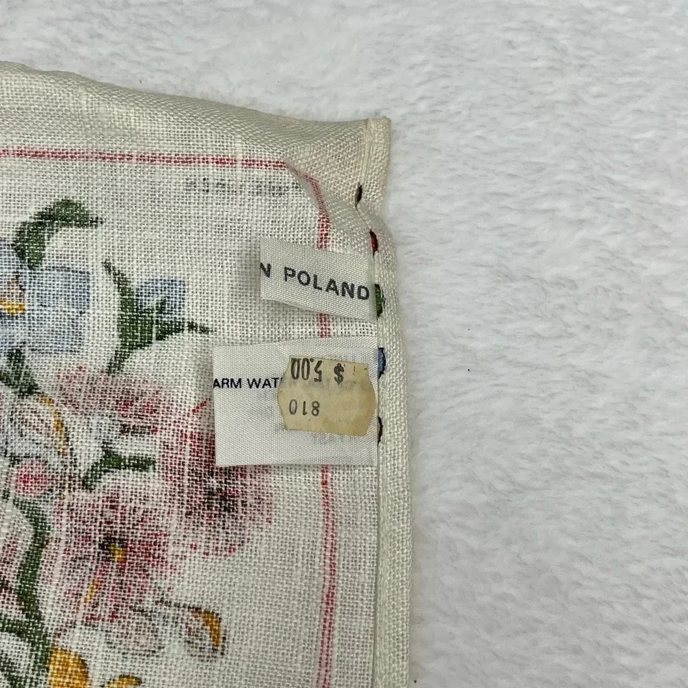 Vintage Map of Australia by HEIL Linen Tea Towel Wall Art Tapestry Linen Koala